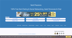 Desktop Screenshot of nerdpassions.com