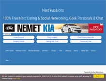 Tablet Screenshot of nerdpassions.com
